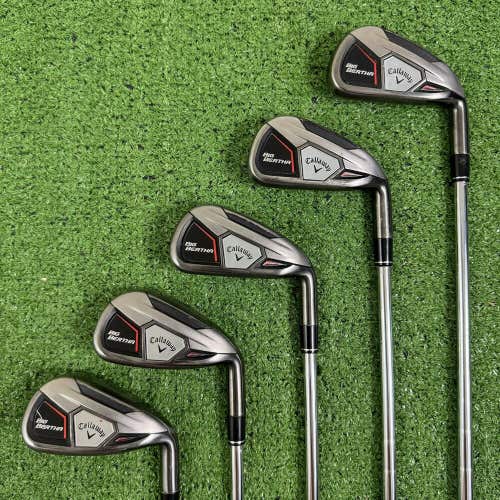 Callaway Big Bertha CF19 Iron Set 5-9 KBS Tour 90 Stiff Flex Steel Right Handed