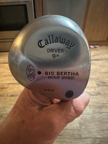 Used Men's Callaway Right Handed Stiff Flex 9 Loft Big Bertha War Bird Driver