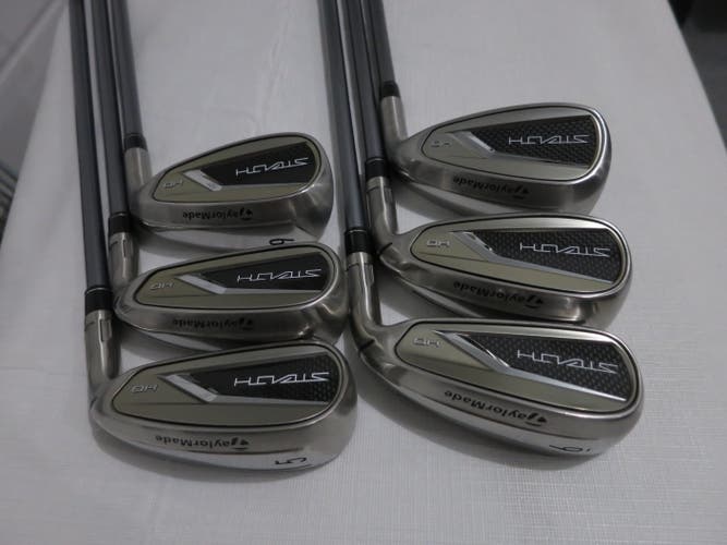 TaylorMade 2023 Stealth HD Iron Set - 5-PW - Stiff Flex Graphite