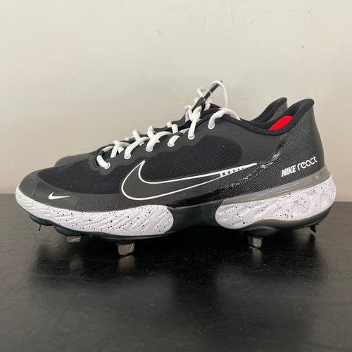 Size 11 Nike Alpha Huarache Elite 3 Low Baseball Cleats CK0746-010 Black White