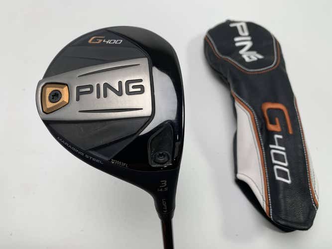 Ping G400 3 Fairway Wood 14.5* Alta CB 65g Stiff Graphite Mens RH HC