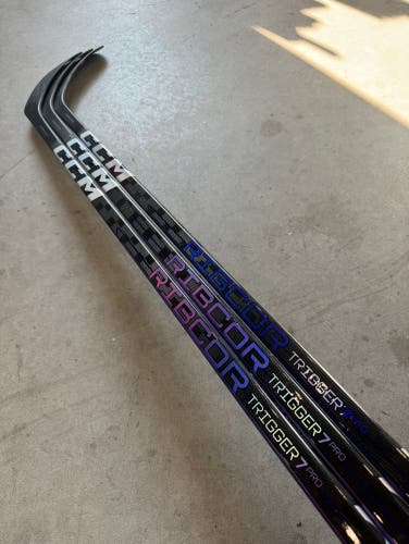 NCAA 80 Flex New Senior CCM Left Hand P29 Pro Stock RibCor Trigger 7 Pro Hockey Stick