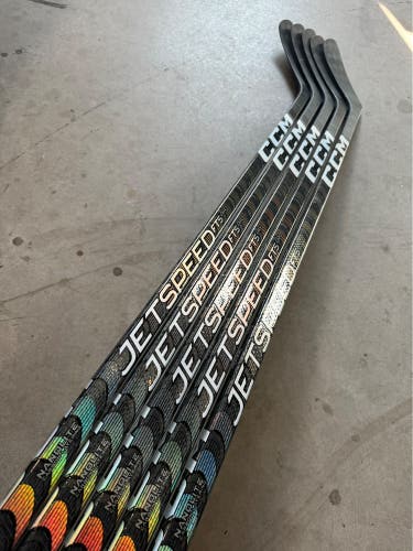 NCAA 80 Flex New Senior CCM Left Hand P90T Pro Stock JetSpeed FT5 Pro Hockey Stick