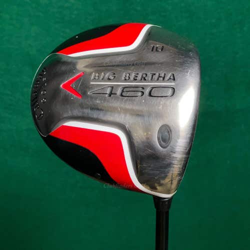 Callaway Big Bertha 460 10° Driver Factory Aldila NVS 55 Graphite Stiff