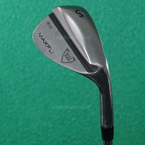 Maxfli Black Max Forged 56-12 56° SW Sand Wedge Factory Stepless Steel Wedge