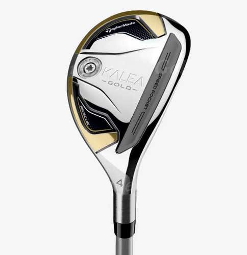 NEW Lady TaylorMade Kalea Gold 6 Hybrid Factory 40 Soft Graphite Ladies W/Hc