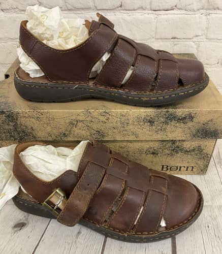 Born H41106 ELBEK Men's F/G Water Sandals Brown Cinnamon US 9 EUR 42.5