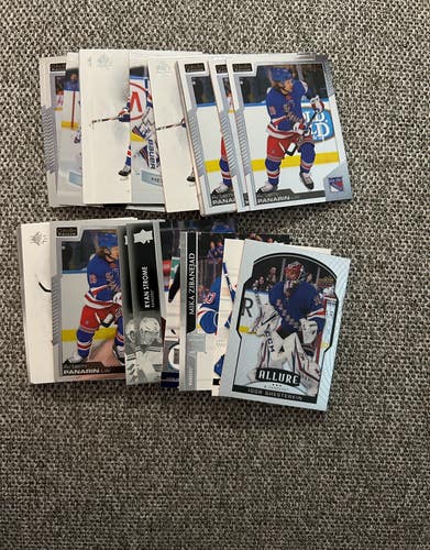 Stack of New York Rangers Cards