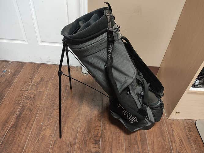 Ping Hoofer 2 Golf Dual Strap Stand Bag Black/Gray