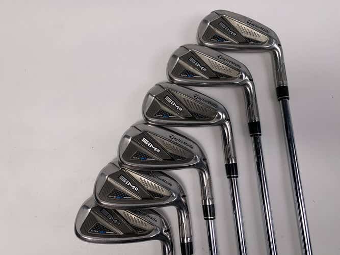 TaylorMade SIM2 MAX Iron Set 5-PW KBS Max MT 85g Regular Steel Mens RH