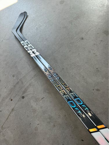 2 PACK NCAA 80 Flex New Senior CCM Right Handed P28 Pro Stock Jetspeed FT6 Pro Hockey Stick