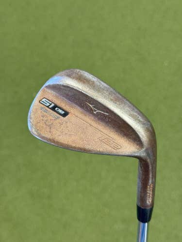 Mizuno T22 Raw Forged S-Grind Gap Wedge 51° 08 Bounce Steel NS Pro Modus X Stuff