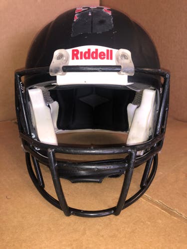 USED RIDDELL SPEED ADULT HELMET - LARGE - FLAT BLACK