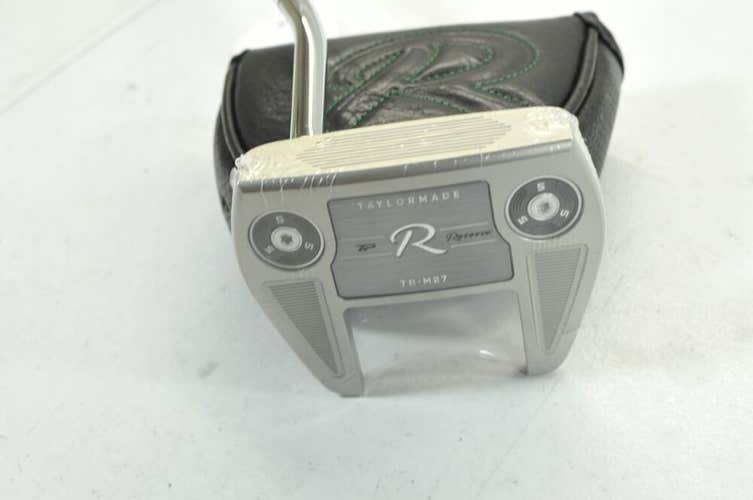 LEFT HANDED TaylorMade TP Reserve TR-M27 35" Putter Steel with Cover NEW #179867