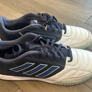 Size 11.5 Men’s Adidas Top Sala Competition Indoor Soccer Shoes Futsal Blue