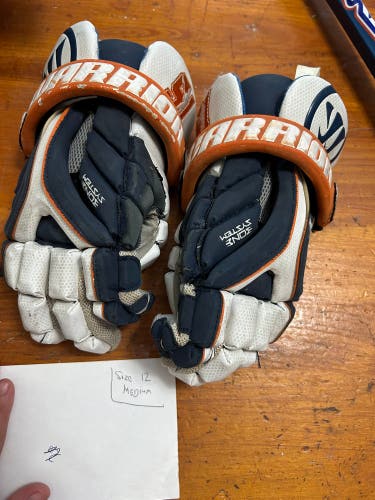 Warrior lacrosse gloves . Size 12