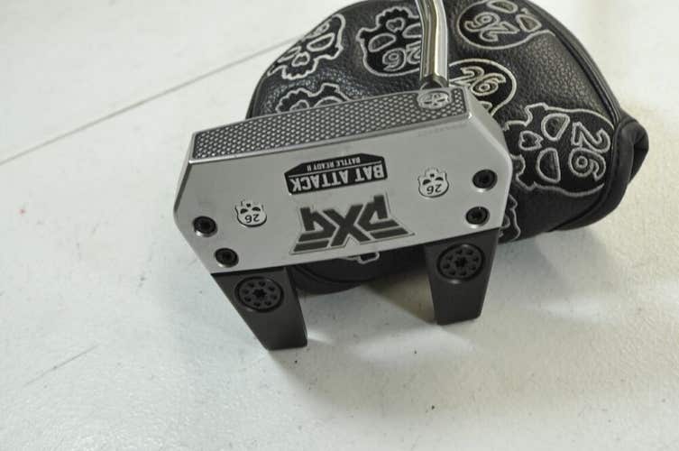 PXG Battle Ready II Bat Attack 34" Putter Right Steel with Head Cover  # 180644