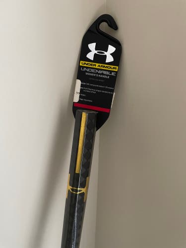 NEW UNDER ARMOUR UNDENIABLE COMPOSITE Womens Lacrosse Shaft RETAIL $100 gold