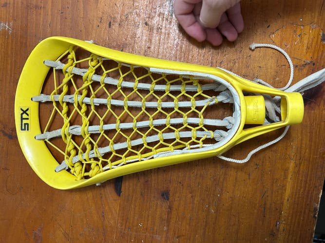 Stx old school lacrosse head yellow