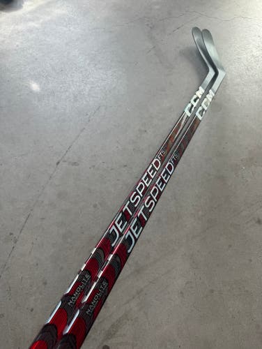 2 PACK NCAA 75 Flex New Senior CCM Left Hand P28M Pro Stock JetSpeed FT5 Pro Hockey Stick