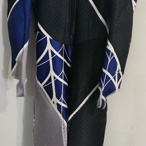 Used Boys Spyder Race Ski Suit Blue Padded 10/12