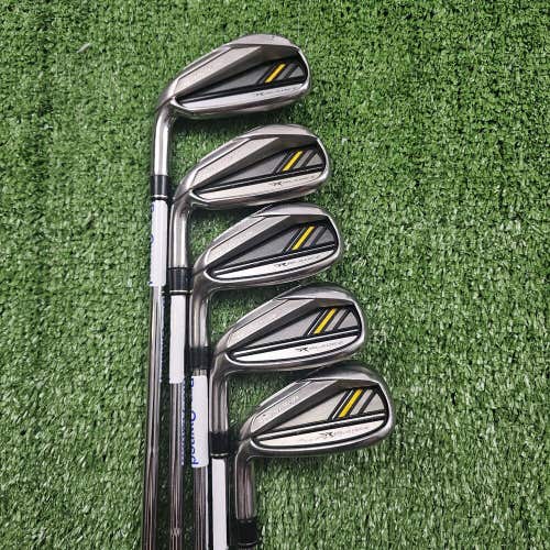 TaylorMade Rbladez Iron Set 6-PW Left Handed LH Rocketfuel Stiff Flex Steel