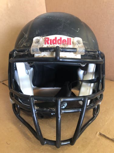 USED RIDDELL SPEED ADULT HELMET - MEDIUM - FLAT BLACK