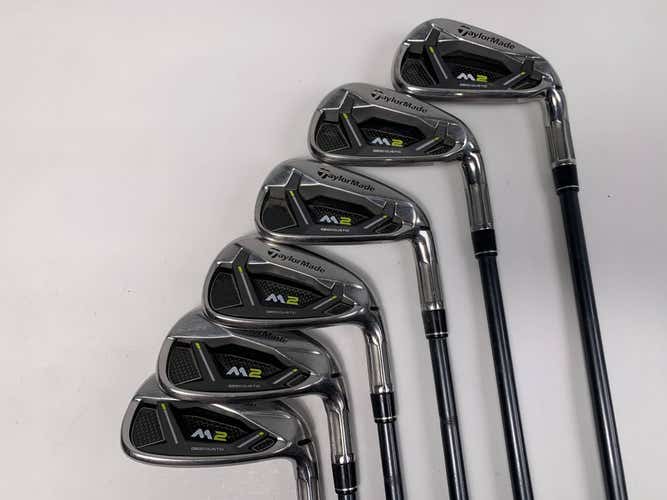 TaylorMade M2 2019 Iron Set 5-PW REAX Senior Graphite Mens RH