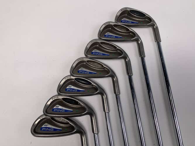 Ping G2 Iron Set 4-PW Green Dot 2* Up TFC 100 Stiff Steel Mens RH