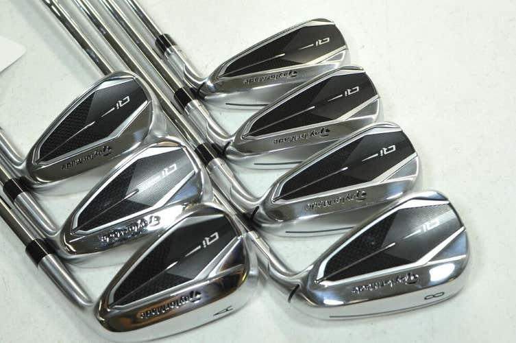 TaylorMade Qi 5-PW,AW Iron Set Right Stiff Flex KBS MAX MT Steel # 179717