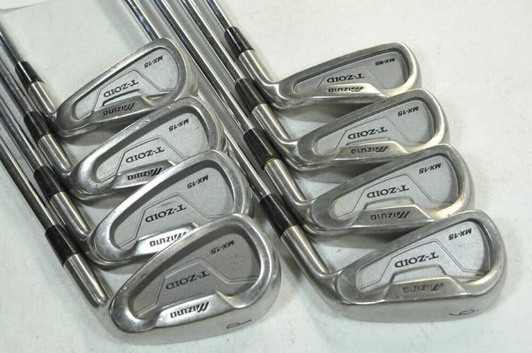 Mizuno MX 15 T-Zoid 3-PW Iron Set Right Regular Flex DG R300 Steel # 180609