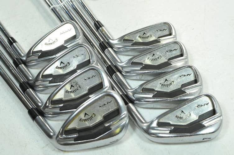 Callaway Apex Forged 2014 4-PW,AW Iron Set Right Stiff NS Pro Steel # 180610