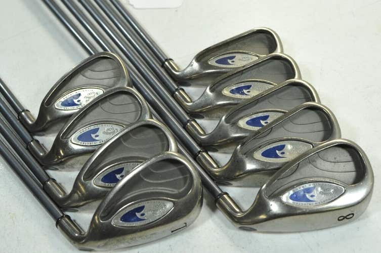 Callaway Hawk Eye 4-PW,SW,LW Iron Set Right Regular Flex Graphite # 180234