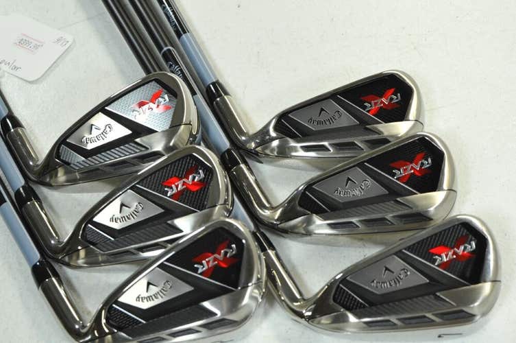 NEW Callaway RAZR X 5-PW Iron Set Right Regular Flex 75g Graphite #172033