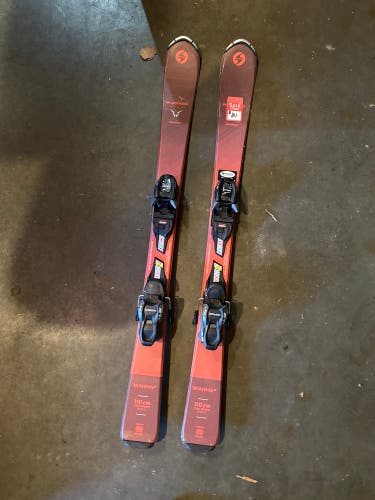 Used Kid's All Mountain With Bindings Max Din 10 Brahma Jr Skis