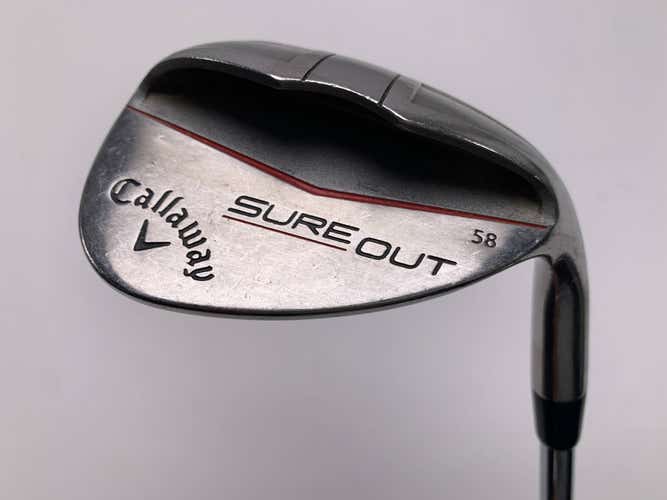 Callaway Sure Out Lob Wedge LW 58* KBS Tour 90 Stiff Steel Mens RH