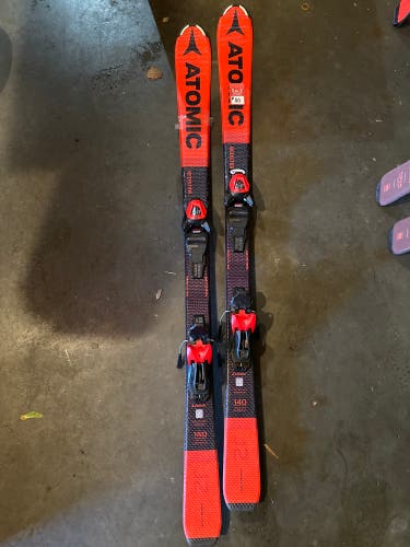 Used Kid's All Mountain With Bindings Max Din 5.5 Redster J2 Skis