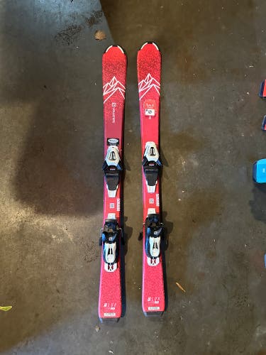 Used Kid's All Mountain With Bindings Max Din 4.5 Qst lux Jr Skis