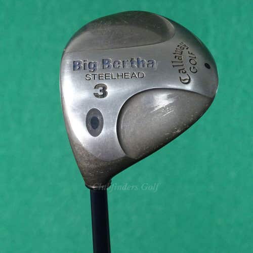 LH Callaway Big Bertha Steelhead Fairway Wood 3 Factory RCH 99 Graphite Firm