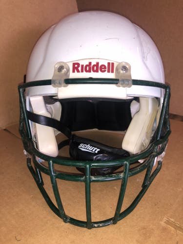 USED RIDDELL SPEED ADULT HELMET - LARGE - METALLIC WHITE