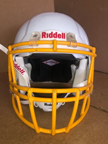 USED RIDDELL SPEED ADULT HELMET - MEDIUM - METALLIC WHITE