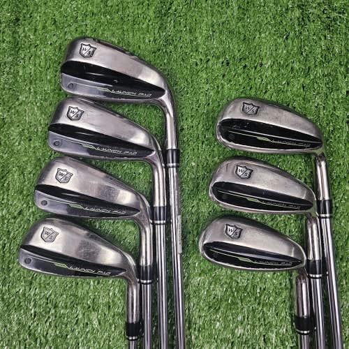 Wilson Staff Launch Pad Iron Set 5-PW GW KBS Max Ultralite Steel Regular RH