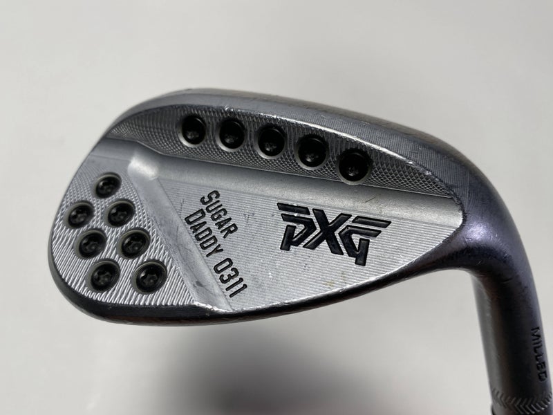 PXG 0311 Sugar Daddy Milled Chrome 60* 9 True Temper Dynamic Gold S300 Wedge RH