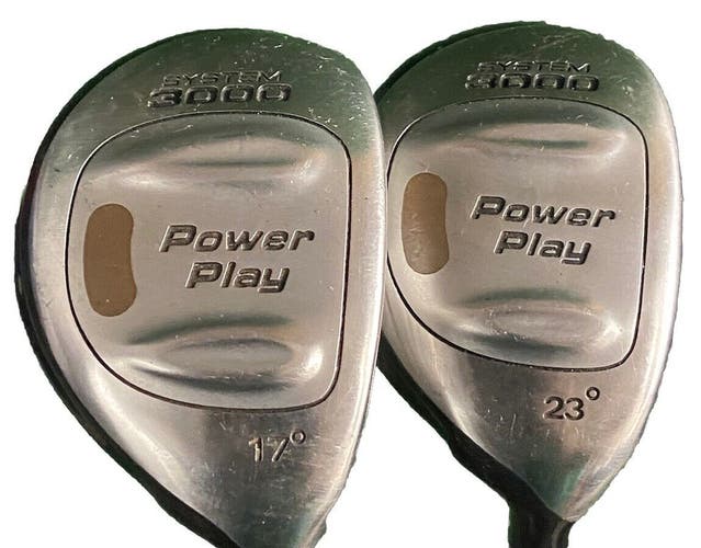 Power Play System 3000 Hybrid Set 2H/17* 4H/23* RH Ladies Graphite New Grips