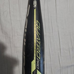 Used Rawlings Quatro Pro USSSA Certified Bat (-10) Composite 17 oz 27"