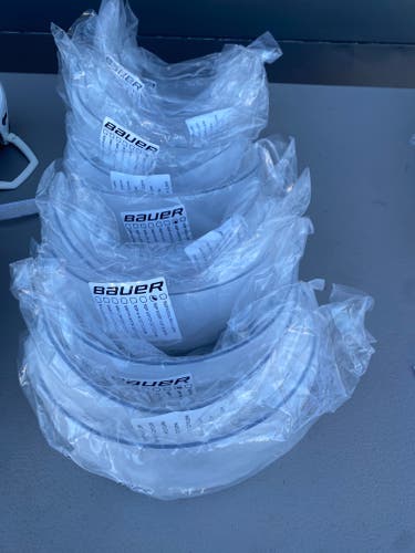 New Bauer Pro Stock Visors Regular Cut Clear 91703