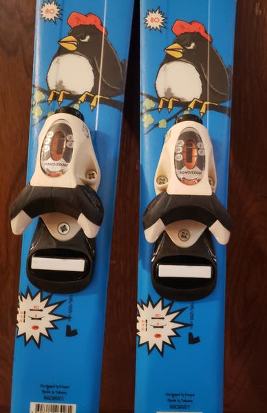 KIDS 80cm SKIS ROSSIGNOL ROOSTIE w/ROSSIGNOL 2.5 BINDINGS