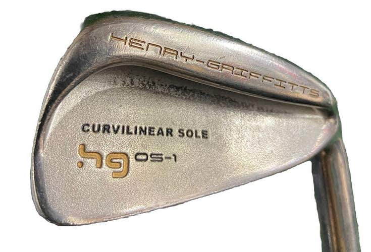 Henry-Griffitts OS-1 Curvilinear Sole 6 Iron RH Stripe-It Regular Graphite 38"