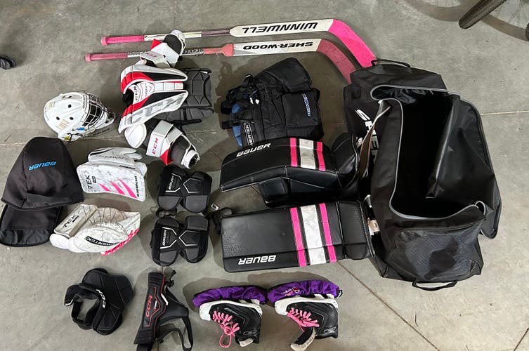 Hockey goalie gear