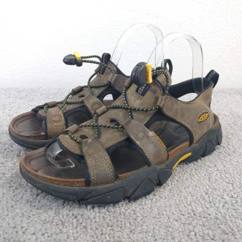 Keen Sarasota Sport Sandals Womens 7.5 Shoes Brown Leather Waterproof Outdoor